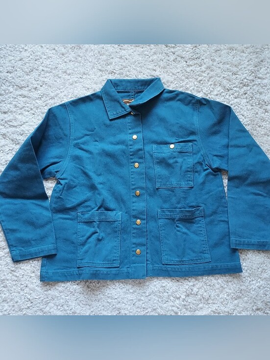 Big Bud Press Jackets & Blazers - Big Bud Press Denim Work Jacket Marine Blue Small